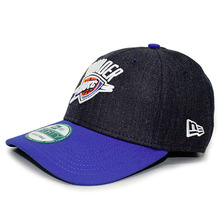 NEW ERA OKLAHOMA CITY THUNDER PINCH HITTER 9FORTY ADJUSTABLE H.NAVYxBLUE FFNEOCT023画像