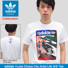 adidas × Luke Choice City Artist Life S/S Tee Originals BQ3063画像