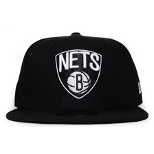 NEW ERA BROOKLYN NETS 2T TEAM-BASIC SNAPBACK BLACKxWHITE FFNE2735236画像