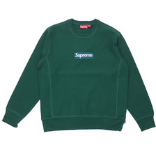 green box logo crewneck