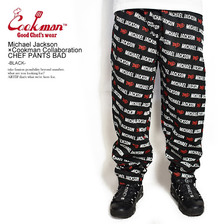 Michael Jackson × Cookman Collaboration CHEF PANTS BAD -BLACK- 721-83801画像