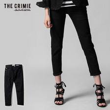 CRIMIE BORN SINNER STRETCH BLACK SLIM ANKLE JEANS CRA2-BS1B-PT01画像