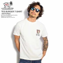 The Endless Summer TES BURGER T-SHIRT -WHITE/RED- FH-0574326画像