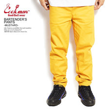 COOKMAN BARTENDER'S PANTS -MUSTARD- 231-01862画像