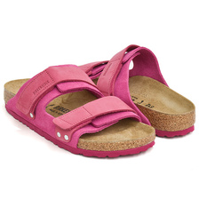 BIRKENSTOCK UJI FUCHSIA TULIP / NUBUCK / SUEDE NARROW 1026497画像