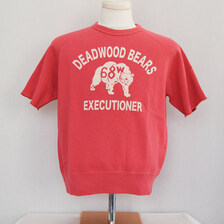 COLIMBO HUNTING GOODS Lagergeld Cut-off Sweat Shirt DEADWOOD BEARS Aged Red ZZ-0402画像