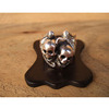 SKULL JEANS シルバーリング SKULL RING W FACE 4407画像