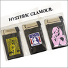 HYSTERIC GLAMOUR WOMAN ON SKULL カードライター3Pセット BLACK画像