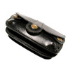 POKIT BRIDLE LEATHER SADDLE WALLET (SMALL) black AC-120画像