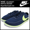 NIKE SOLARSOFT WAFFLE CRUISER Royal Blue/Liquid Lime 511361-401画像