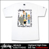 STUSSY × BEAVIS & BUTT-HEAD Highland High Crew S/S Tee 3902247画像