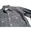 MONITALY TRIPLE NEEDLE CHAMBRAY SHIRTS/indigo画像