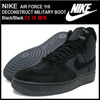 NIKE AIR FORCE 1 HI DECONSTRUCT MILITARY BOOT Black/Black EX 525316-011画像