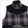 NUMBER(N)INE 先染 CHECK CORDUROY DOWN VEST GRAY画像