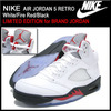 NIKE AIR JORDAN 5 RETRO White/Fire Red/Black 136027-100画像