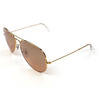 RayBan RB3025 001/3E AVIATOR LARGE METAL ARISTA PINK GOLD GRADIENT MIRROR画像