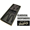 DAPPER'S Lot 985A CLASSICAL SUSPENDERS BLACK/BLACK画像