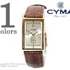 CYMA "CYMA 19600" スモールセコンドタイプ角型ウォッチ (GOLD/BRN) CM19600-C画像