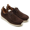 Clarks sportswear TAWYER LO BROWN SUEDE 20356319画像