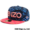 KENZO x NEW ERA LOGO NEW ERA CAP PINKxBLUExBLACK画像