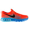 NIKE FLYKNIT MAX BRIGHT CRIMZON/WHITE-TURBO GREEN/LIGHT LUCIDE GREEN 620469-600画像