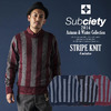 Subciety STRIPE KNIT -Conductor- SBF7733画像