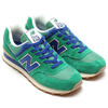 new balance ML574 VGR GREEN/BLUE画像