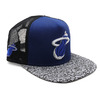 NEW ERA MIAMI HEAT MESH SNAPBACK CAP BLUExCEMENT画像