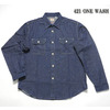 SUGAR CANE L/S WORK SHIRT SC25679A画像