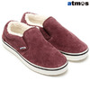 crocs HOVER ATMOS FLEECE SLIP-ON BURGUNDY/WHITE 16314-616画像