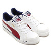 PUMA COURT POINT J WHITE/TEAM BURGUNDY/MEDIEVAL BLUE 352527-22画像