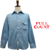 FULLCOUNT 4882 INDIGO NEL WORK SHIRTS(FADE)画像