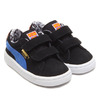 PUMA SUEDE SUPERMAN V KIDS BLACK/STRONG BLUE/BUTTERCUP/HIGHRISK RED 357654-03画像