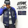 LEFLAH PU-LEATHER STADIUM JACKET画像