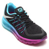 NIKE WMNS AIR MAX 2015 BLACK/WHITE-CLEAR WATER/FUCHSIA FLASH 698903-004画像