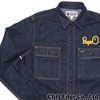 A BATHING APE DENIM WORK SHIRT INDIGO 1A80-131-038画像