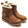 Timberland EK NELLIE BIKER WATERPROOOF BOOT BROWN 8736R画像