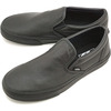 VANS CLASSICS CLASSIC SLIP-ON (PREMIUM LEATHER) BLACK/MONO VN-0XG8EW7画像