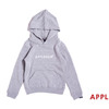 APPLEBUM AB ロゴ刺繍スウェットパーカー GREY画像