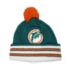 Mitchell & Ness MIAMI DOLPHINS KINIT BEANIE AQUAxORANGE MNMMD036画像