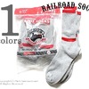 RAILROAD SOCK "6P BOOT SOCKS" 6-PAIR BAG CREW BOOT SOCK-RED TOP AND STRIPE 6014画像