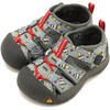 KEEN Newport H2 TOTS Neutral Gray Rockets 1012275画像