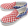 VANS CLASSICS CLASSIC SLIP-ON (VAN DOREN)STARS/STRIPES/CHECKER VN-0ZMRFP1画像