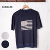 AURALEE LINEN SWEAT US FLAG PULL OVER画像