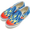 VANS KIDS CLASSIC SLIP-ON (FLAME) SKYDIVER VN-0ZBUFEY画像