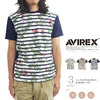 AVIREX S/S FLOWER PRINT BORDER TEE 6153439画像