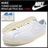 NIKE TENNIS CLASSIC AC White/Light Photo Blue Limited 377812-116画像