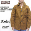 SUGAR CANE 13oz. BROWN CANVAS HUNTING JACKET SC13415画像