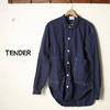 TENDER Co. Tail Shirt NAVY FLANNEL画像