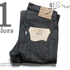 orslow MEN'S IVY FIT JEANS BLACK DENIM 01-0107-D61画像